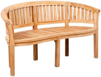 LebensWohnArt Sitzbank Teak Sitzbank PISANG ca. L160cm