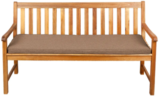 Gutekissen® Sitzkissen für Bank, Gartenschaukeln, Sitz, glatt. FK5 (180x60x5, Hellgrau)