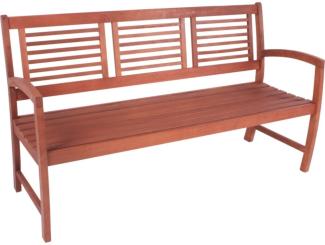 Gartentisch >Madison< in braun aus Holz - 90x74x150cm (BxHxT)