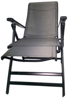 HTI-Living Gartenstuhl Bequemer Klappbarer Relaxstuhl mit Liegefunktion (Stück, 1 St), Gartenstuhl Balkonstuhl mit ausziehbarer Fußstütze