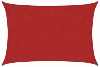 vidaXL Sonnensegel 160 g/m² Rot 2x3 m HDPE 311612