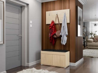 Garderoben-Set Gesita VII (Farbe: Eiche Cremona, Soft 011)