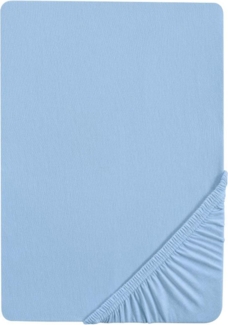 Castell Spannbettlaken Jersey eisblau 140 x 190 - 150 x 200 cm