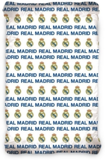 Real Madrid Spannbettlaken Real Madrid Bettlaken 90x200x25cm