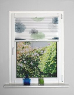 HOME WOHNIDEEN Plisseerollo RAWLINS, mit Hakenaufhängung, halbtransparent