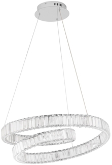 Nova Luce 9019720 CONCETO LED Pendelleuchte 60cm 3500K Chrom