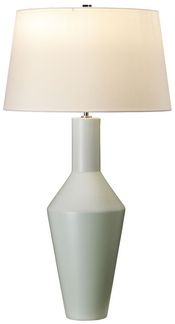 Elstead Lighting Tischleuchte Leyton, Keramik, Salbeigrün, 1 Lampe