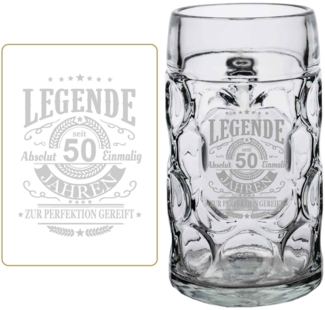 Luxentu ISAR Maßkrug 1,0 l mit Eichung - Legende seit 50 Jahren