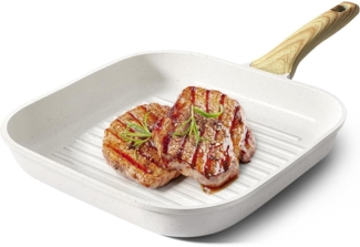 GiPP Grillpfanne 28x28cm Induktion Aluguss Granit-Antihaft PFOA-frei