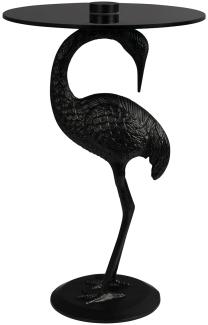 'Crane' Beistelltisch, schwarz, 63 x Ø 40 cm