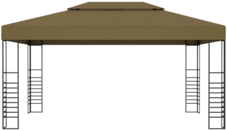 vidaXL Pavillon 3x4 m Taupe 180 g/m² 312229