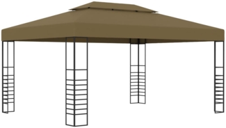 vidaXL Pavillon 3x4 m Taupe 180 g/m² 312229