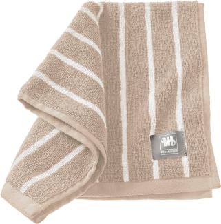 Musterring Gästehandtuch NEEDLESTRIPE Gästehandtuch, Baumwolle (1-St), 30 x 50 cm in Beige