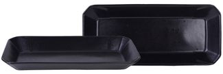 Streat Food Schwarz, Tray Kebab 2-tlg 30,6 cm (mo)
