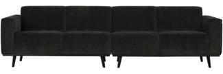 Sofa Statement L aus gewebten Jacquard, Graphit