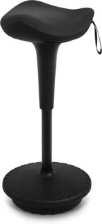 Ergonomischer Stehhocker Schwarz 360° Drehbar Büro Hocker