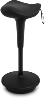 Ergonomischer Stehhocker Schwarz 360° Drehbar Büro Hocker