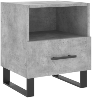 vidaXL Nachttisch Betongrau 40x35x47,5 cm Holzwerkstoff 827492