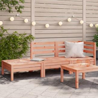 vidaXL Gartensofa 3-Sitzer Massivholz Douglasie 838045