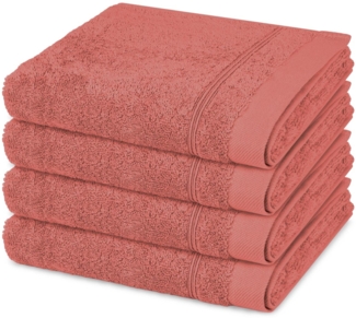 Ross Rubin 4 tlg. Frottier-Set - 4 X Handtuch (50 X 100cm) - 480 - Rosenholz