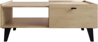 Couchtisch Vurkizo 1SZ (Farbe: Eiche Cremona)