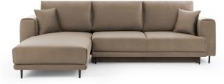 ELTAP 'Dalia' Ecksofa, Hellbraun, 95 x 190 x 289 cm, Links