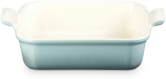 LE CREUSET Auflaufform Auflaufform Tradition quadratisch sea salt 23cm, Steinzeug