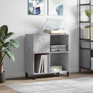 vidaXL Plattenschrank Betongrau 84,5x38x89 cm Holzwerkstoff 831784