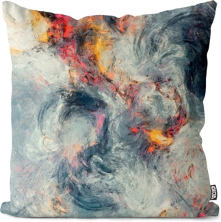 VOID Kissenbezug, (1 Stück), Kunst Farben Malen Bunt Grafisch gemustert Muster Basteln ration Wohn