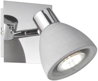 Retro Wandstrahler Lampenschirm Beton Spot schwenkbar GU10 LED - Wandbeleuchtung