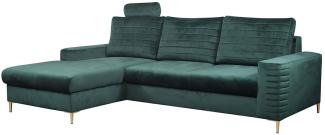 Ecksofa Beleri (Farbe: Velluto 27, Seite: Links)