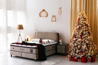 Pointhome Boxspringbett Set, Borjen, Kopfteil-Lampe & USB-Port, Bor-Matratze mit Topper, H3 (1 x H3 Mittelfest Matratze, 2 x Bettkasten, 1 x Bettkopfteil), Taschenfederkern, BOR Mineralischer Hyper-Schaum, Matratzenhöhe: 33cm