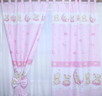 Primawela Vorhang Vorhänge mit Schlaufen Kinder Baby Gardinen Kinderzimmer