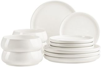 MÄSER Tafelservice Taya (12-tlg), 4 Personen, Porzellan, Teller Set
