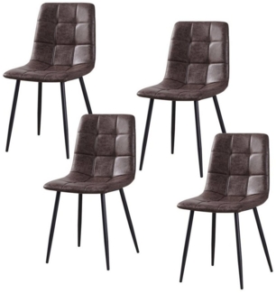 HTI-Living Esszimmerstuhl Stuhl Mesa Antikbraun (Set, 4 St), Esszimmerstuhl