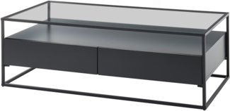 EVORA Couchtisch oder Beistelltisch - 120cm / Schwarz