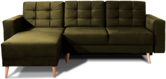 Asgard L, Ecksofa, Eckcouch, Grün