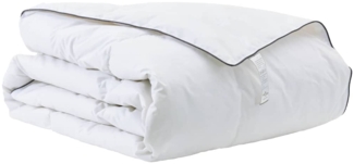 vidaXL Winterbettdecke Weiß 140 x 220 cm Feder 42007621