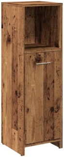 vidaXL Badschrank Altholz-Optik 30x30x95 cm Holzwerkstoff 856033