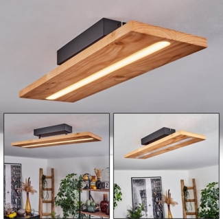 hofstein Deckenleuchte »Volano« Deckenlampe aus Metall/Holz