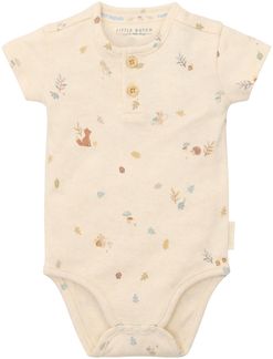 Little Dutch Forest Nature Strampler Kurzarm - Grö