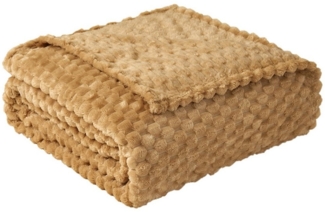Wohndecke Kuschelige Flanelldecke weich und flauschig, als Tages- oder Sofadecke, Good Nite