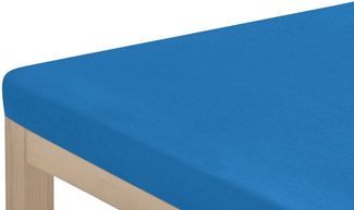 OTTO home Spannbettlaken Topper Basic, in Gr. 90x200, 140x200 oder 180x200 cm, Microfaser-Jersey, Gummizug: rundum, (1 Stück), Baumwolle, Matratzen bis 8 cm Höhe, Bettlaken, Spannbetttuch, Laken