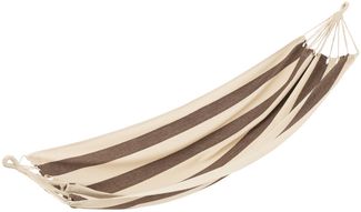 Hängematte Grosse Streifen Braun / Ecru, Baumwolle / Polyester