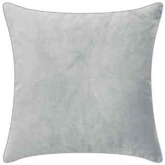 PAD Kissenhülle Samt Elegance Hellgrau (40x40 cm) 10081