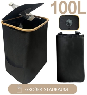 WAOHO Müllsackständer Pfandflaschen Sammelbehälter Flaschenkorb Organizer Faltbar 100L