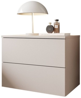 Lookway Nachttisch LINA 2S Kaschmir Hängender Nachttisch mit LED-Beleuchtung (1x Nachttisch), Breite: 55 cm