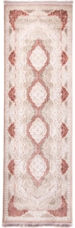 Morgenland Orientalischer Webteppich - Abel - läufer - 300 x 100 - Silber