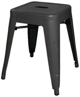 Bolero Bistrohocker aus Stahl schwarz