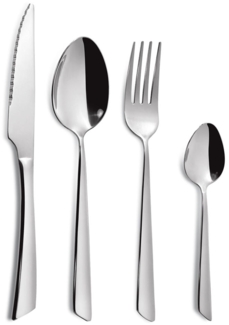 Comas Besteckset Nice 24-tlg, Tafelbesteck, Edelstahl, Spiegelfinish, 3227